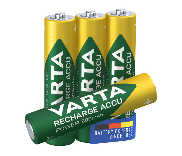 VARTA Recharge Accu Power AAA 800mAh (4 szt.) 56703101404 - 1456591 - zdjęcie 3